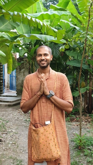 Prabhat Bhadauria in Swami Samarpan Ashram