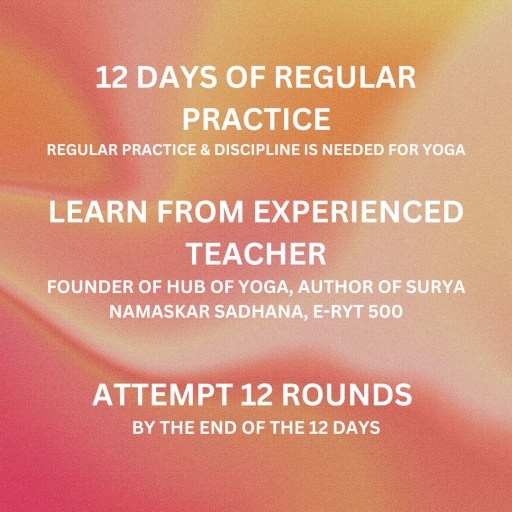 Surya Namaskar Challenge 2025 Details